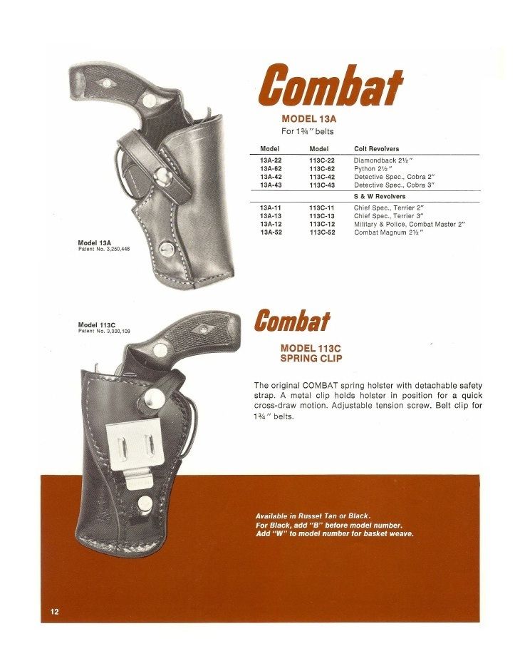 bucheimer-clark-holster-fit-chart-catalog-1975-1956